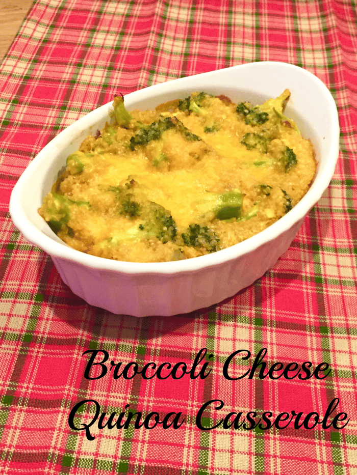 Broccoli Cheese Quinoa Casserole [Recipe]