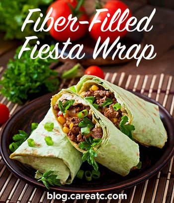 Fiber-Filled Fiesta Wrap [Recipe] | Marla Richards, MS, RD, LD | Improving Health blog by CareATC, Inc.