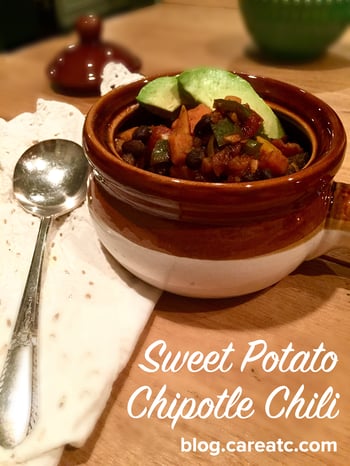 Sweet Potato Chipotle Chili [Recipe] | Mairead Callahan, RDN, CPT | Improving Health blog